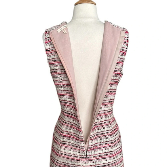 REBECCA TAYLOR Optic Tweed Dress Modern Classic Preppy Career Old Money, Size 8 - Picture 11 of 16